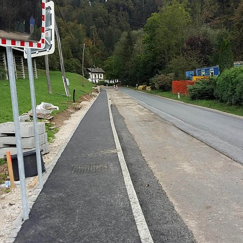 In the municipality of Kamnik in the construction of the connecting channels from Kamnik to Smartno v Tuhinju