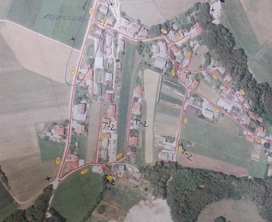 Kanali v izvajanju v naselju Gora 
